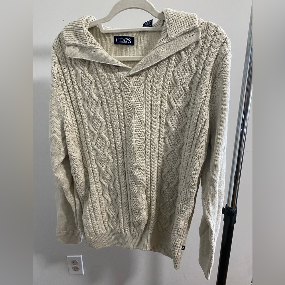 Cream sweater